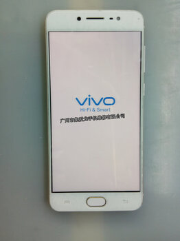 vivox7x7plus手机屏幕维修更换外屏总成玻璃前